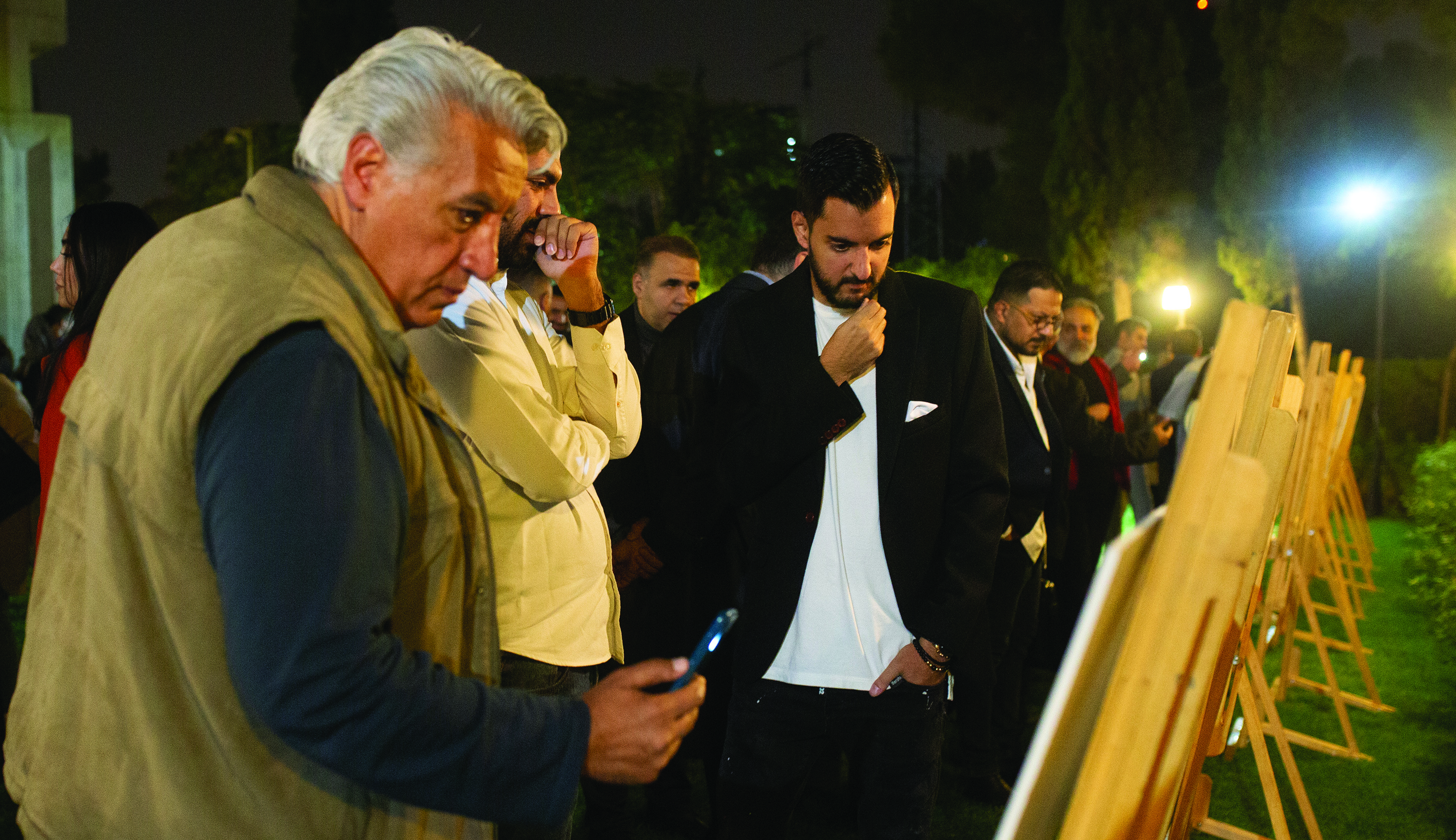 Guests viewing project display boards at the 23rd Memar Award