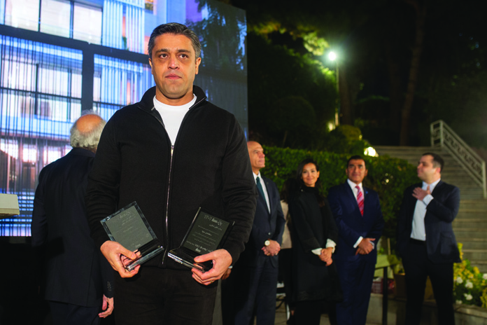 Award recipient at the 23rd Memar Award ceremony