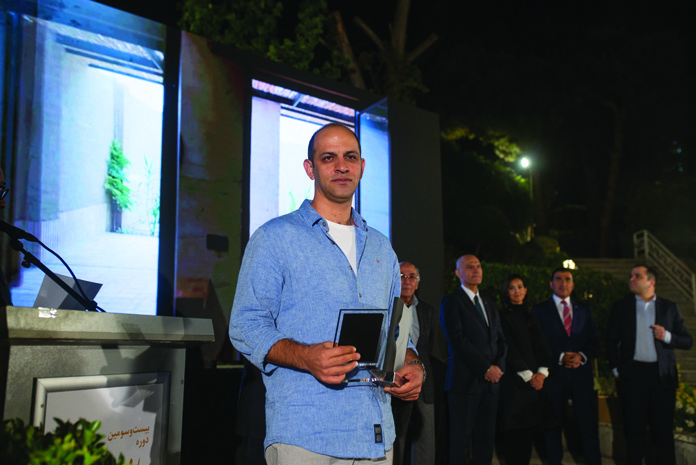 Award recipient at the 23rd Memar Award ceremony