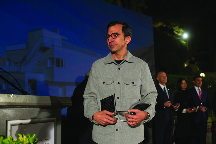 Award recipient at the 23rd Memar Award ceremony