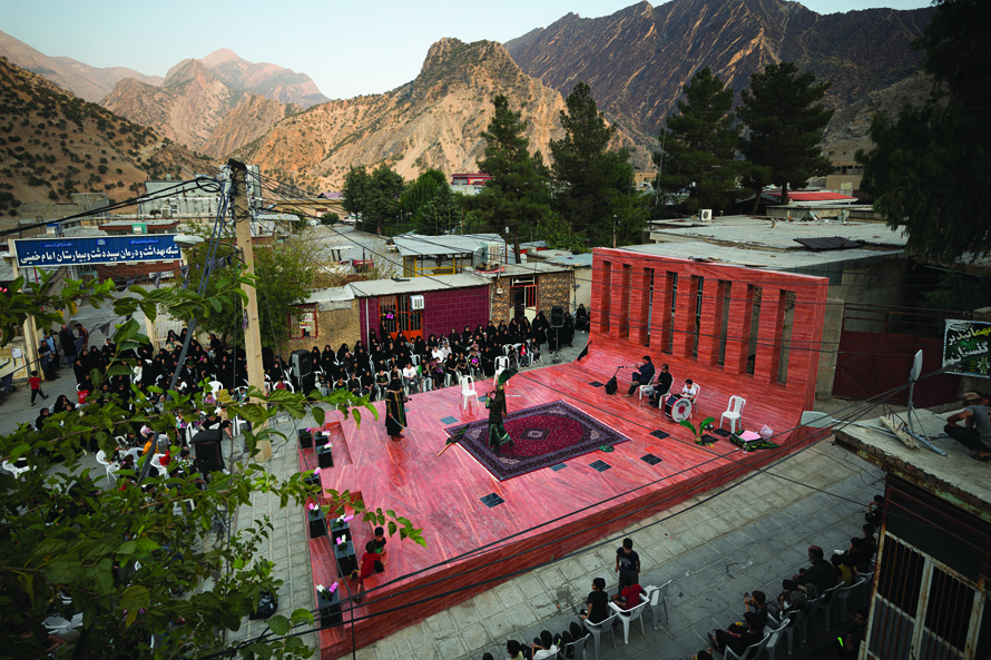 A Scene for City Events in Sepiddasht