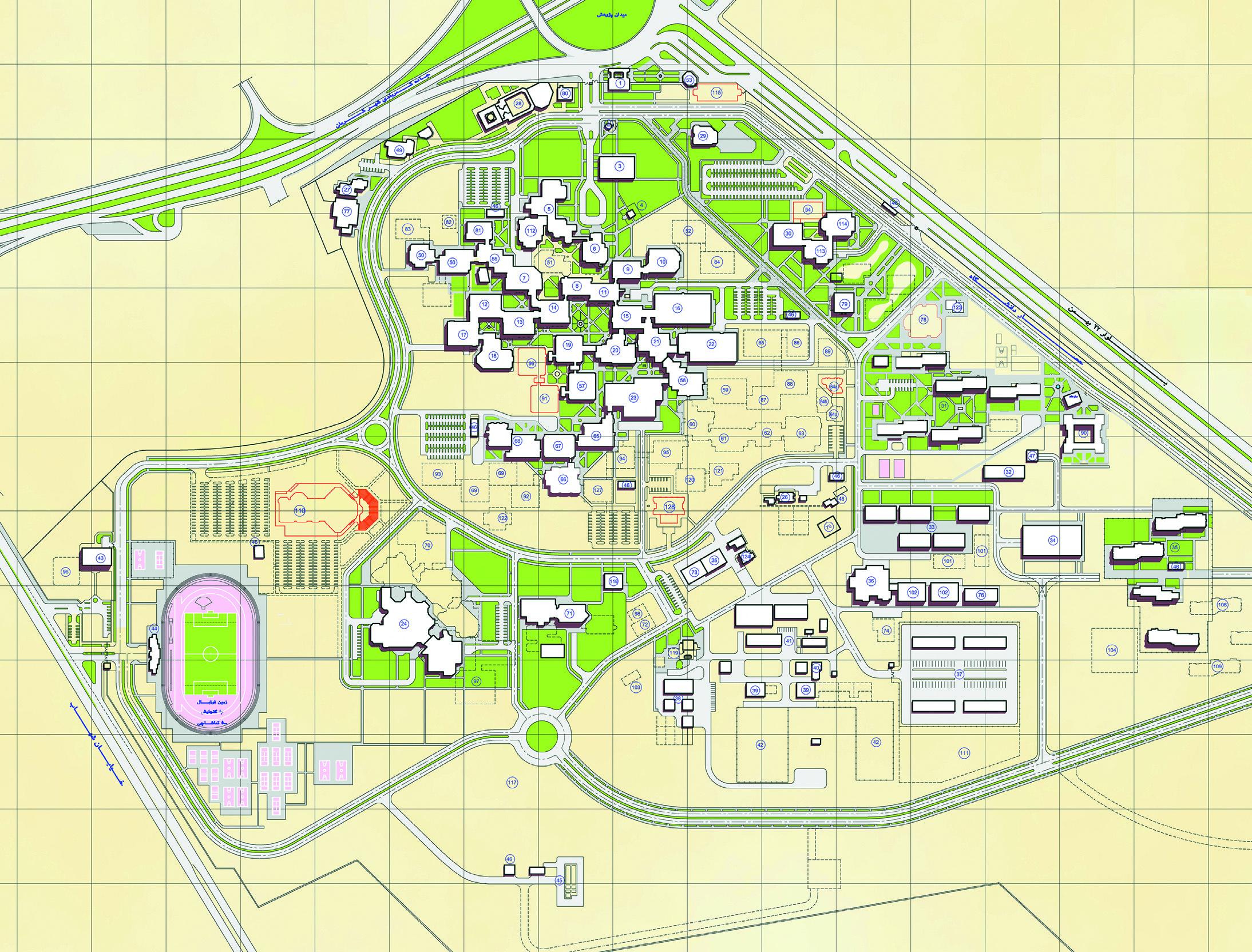 University of Kerman; A Flexible Master Plan and Intelligent Buildings