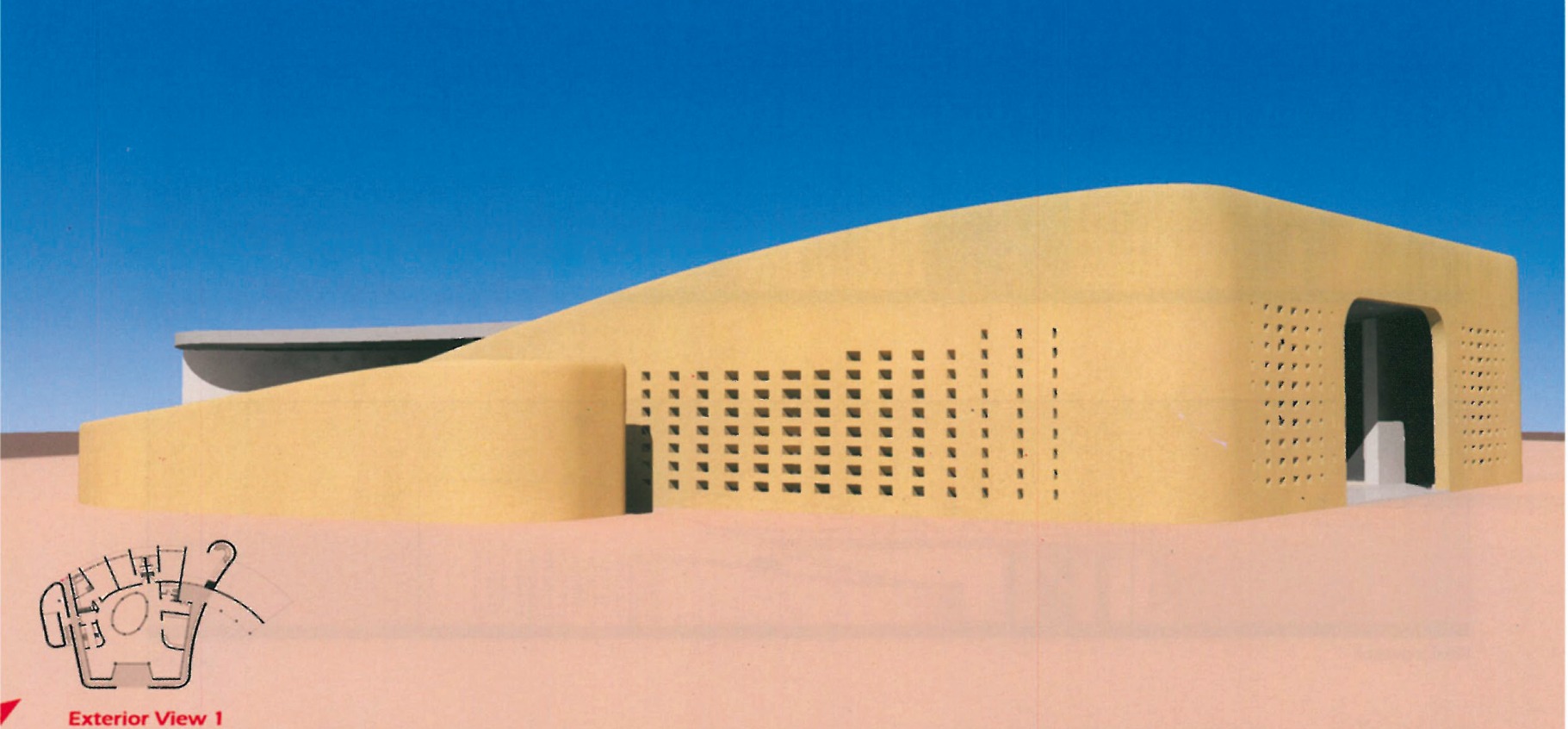 Desert House, a Work of Firouz Firouz