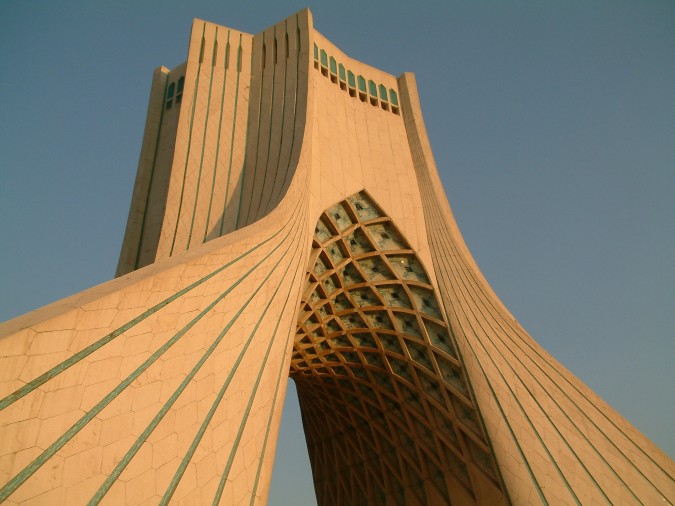Azadi tower in Tehran