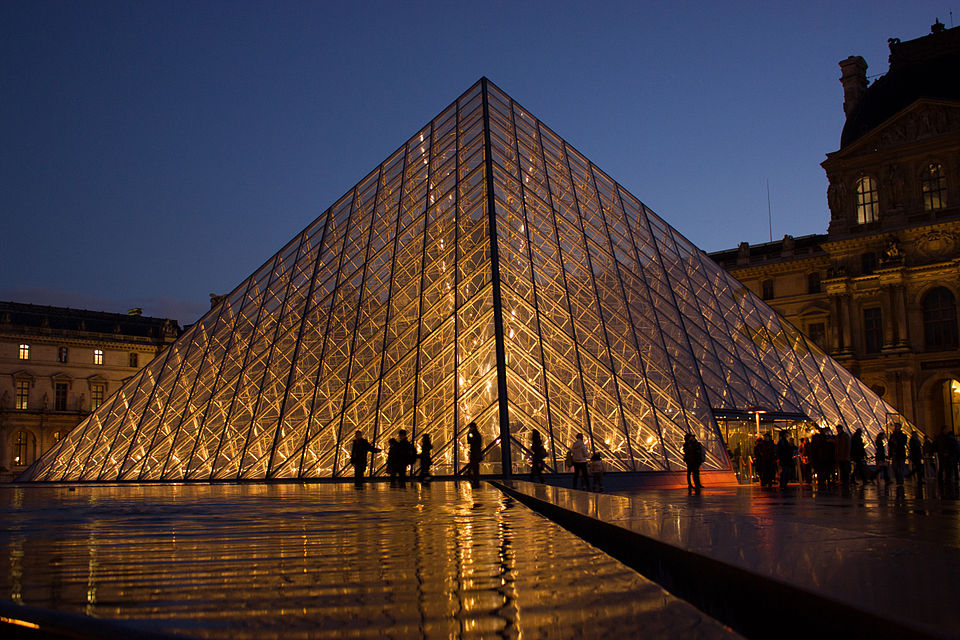 Louvre Pyramid in Paris