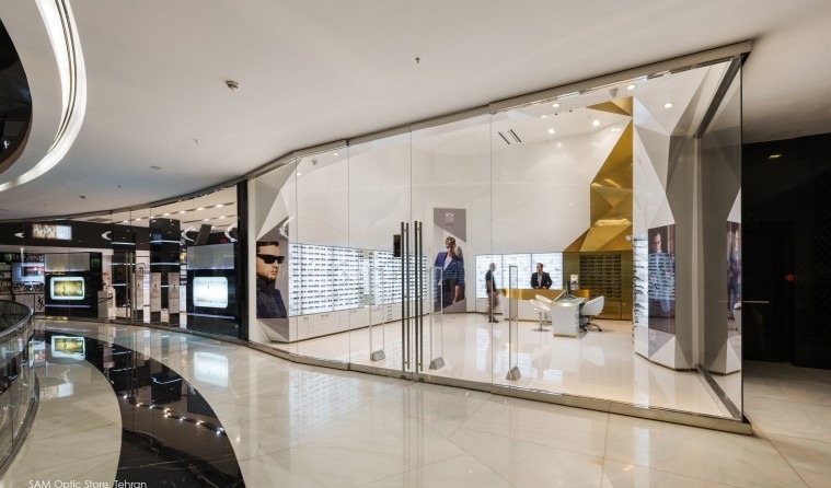 SAM optic store in Tehran