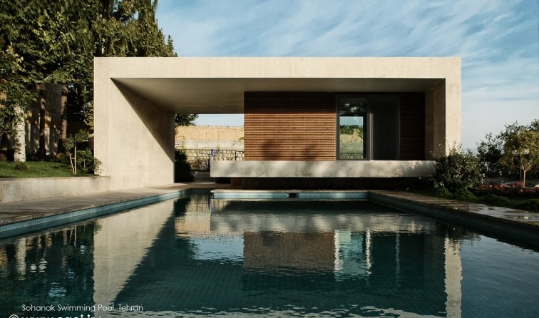 Sohanak Swimming Pool in Tehran