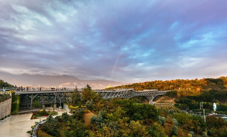 Tabiat Bridge in Tehran