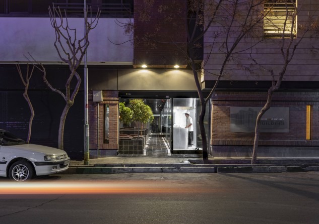 The Exo-interior Restaurant in Nowshahr