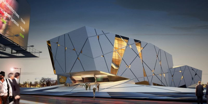 University of Semnan auditorium & library in Semnan